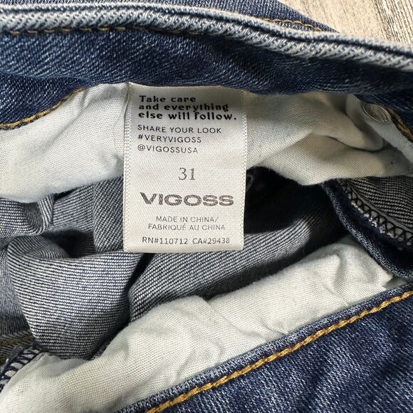 Vigoss “Marley” Straight Leg Jeans – Medium Wash Distressed – Size 31 – MSRP $74 - Picture 6 of 8